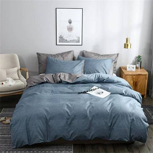 Texture Grain Pattern Home Double Duvet ver Set 220x240 King
