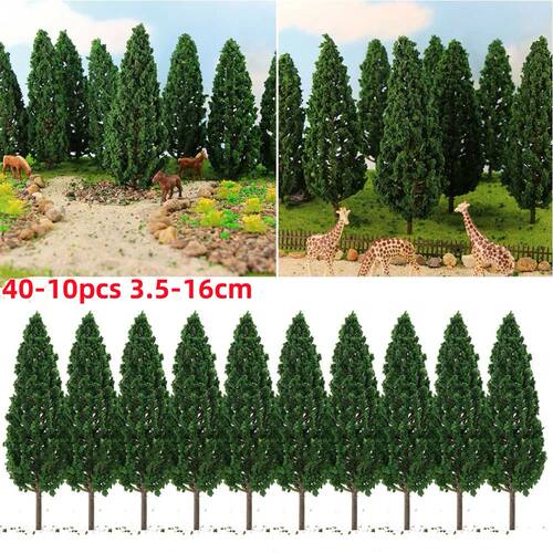 40-10pcs Model rees 3D Landscape Artificial Miniature ree Sc