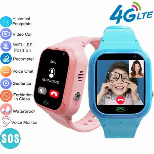 4G Smart Watch Kids SOS SIM Card Network Smartwatch
