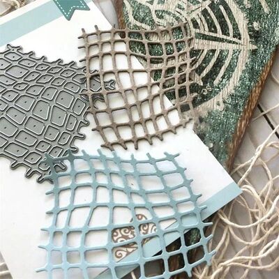 Grid Metal Cutting Dies for DIY Scrapbooking Album Paper Car