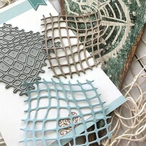 Grid Metal Cutting Dies for DIY Scrapbooking Album Paper Car