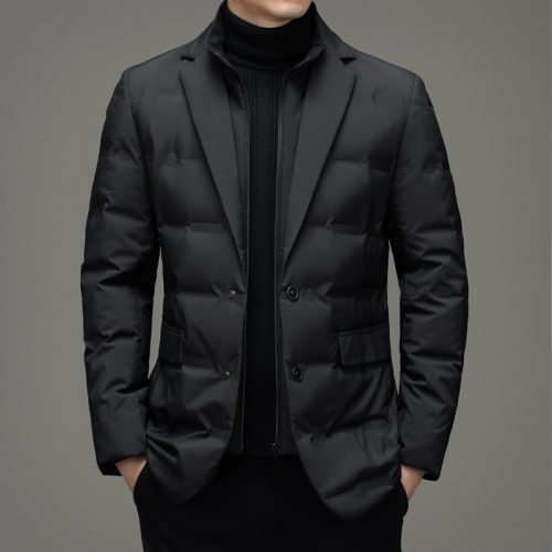 Suit Style Warm Casual And Fashionable Down Jacket Men's Rem