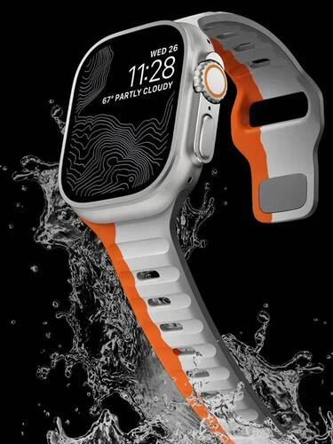 Soft Silicone Strap For  Watch Band Ultra 2 49mm 44mm 45mm 4