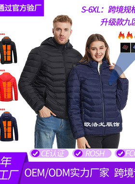 Wholesale Smart Heating Clothing Long-sleeved Hooded Windpro