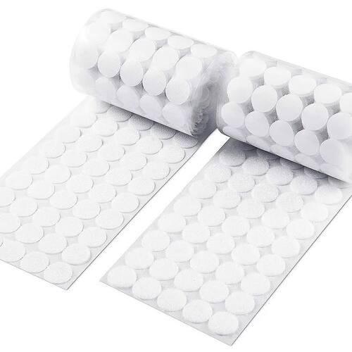 100Pairs Dot Fastener Hook Loop Tape Strong Self Adhesive Ny