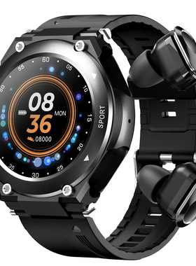 T92 Smart Watch Bluetooth Headset 2-in-1 Local Music Heart R