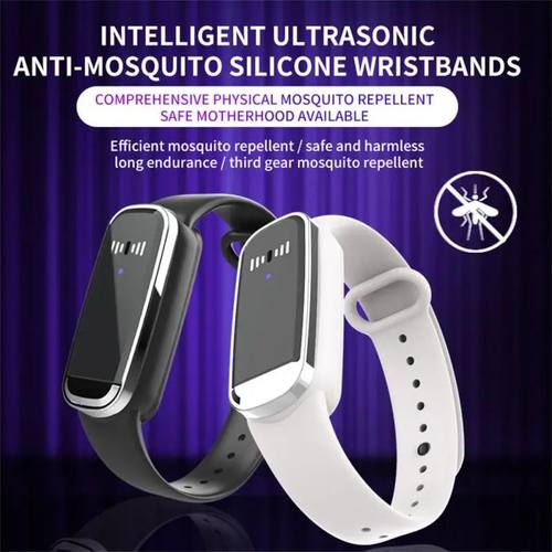 Multifunction Anti Mosquitoes Wrist Band Ultrasonic Bugs Rep