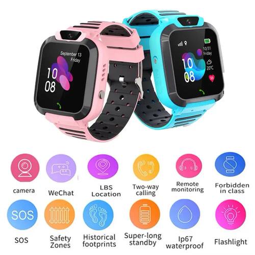 Q16S Waterproof Smart Watch For Kids GPS Touch Screen Phone