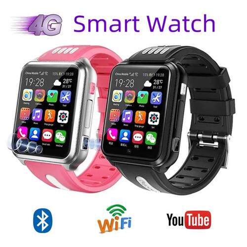 4G Children's Smart Watch Android 9.0 Boys Girls Dual Camera