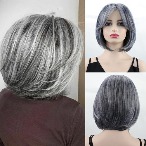 Female Figure B Short Straight Hair Bob Hair Chemical Fiber