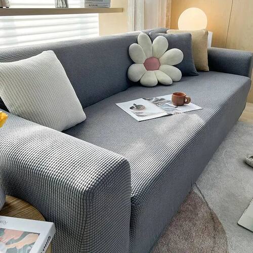 Solid Color Sofa ver Fashion Knitted Elastic Full-Enacted An