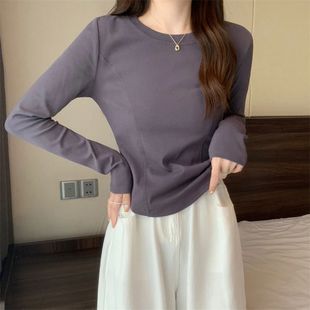 Long Sleeve Winter T-shirt Woman Skinny Sexy Tee Shirt Femme