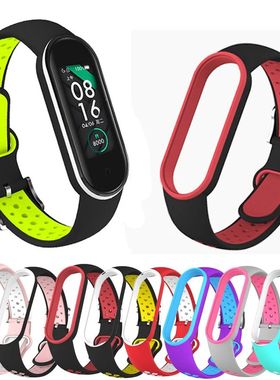 Strap for Mi band 6 5 Bracelet Sport Silicone Miband5 miband