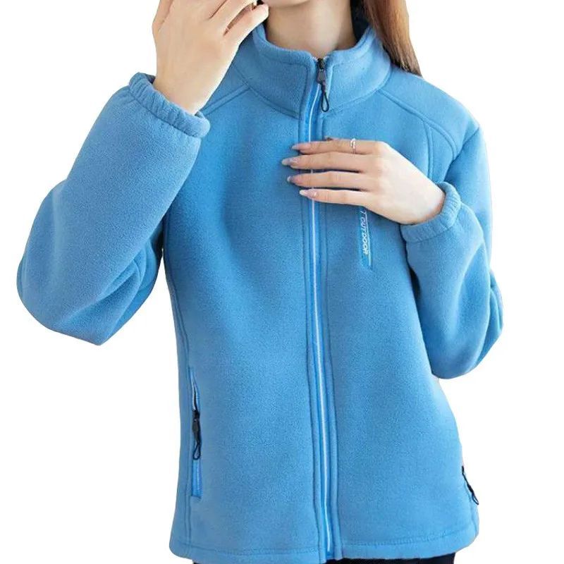 New Spring Autumn Clothes Sky Blue Coat Slim Women Sweatshir