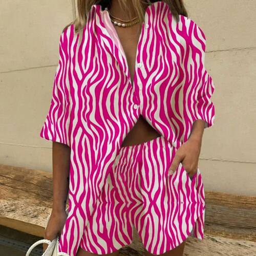 Tracksuit Two Piece Set Casual Women Summer Shorts 2024 Loun