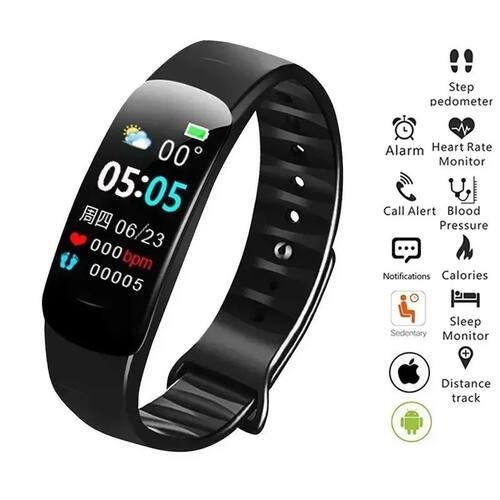 C1 PLUS Smart Watch Men Women Bluetooth Step Counting Sports