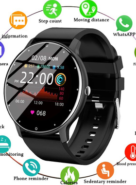 Manufacturer Zl02d Smart Watch Waterproof Long Endurance Blo