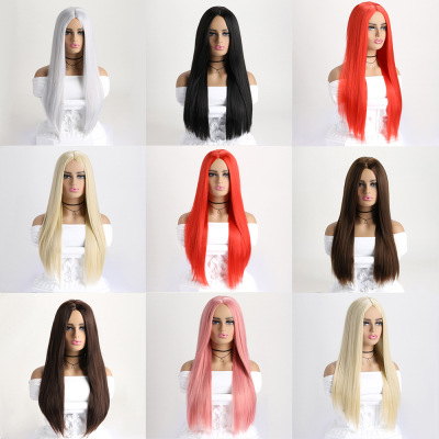 Halloween splay Women's Fashion e Shaping Medium Parted Long