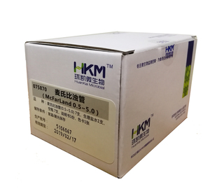 环凯075870 麦氏比浊管 0.5-5McFarland 15 支/盒 正品包邮可开票