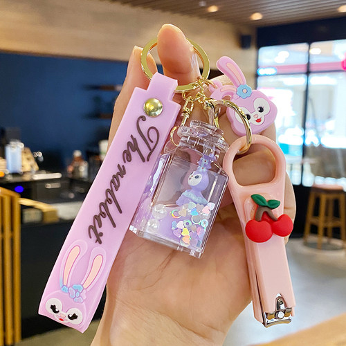祥思恋少女心亚克力钥匙扣