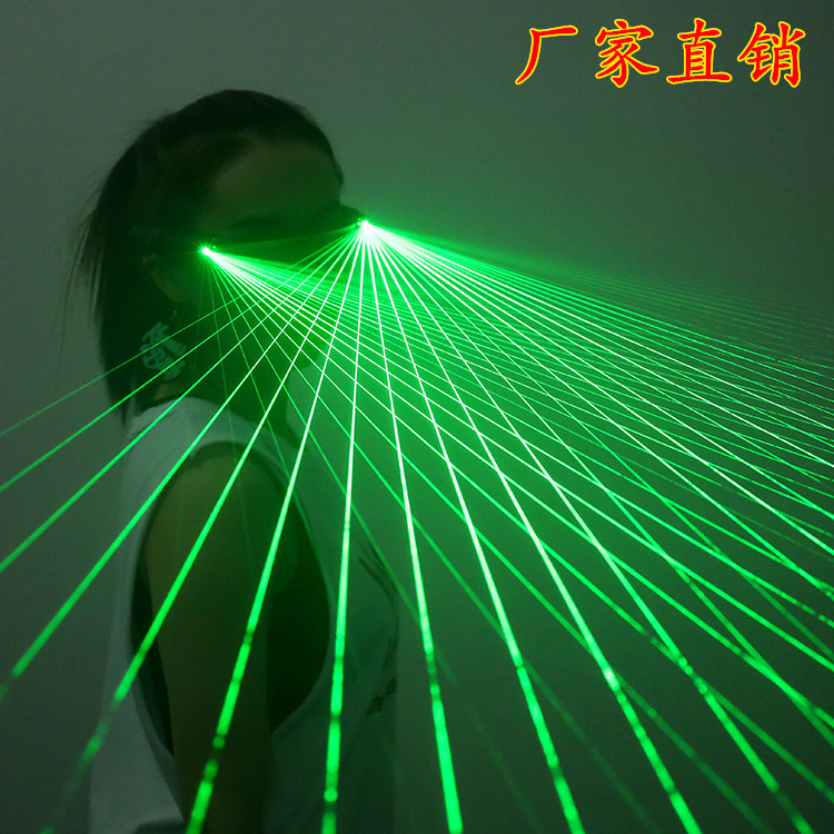 led发光眼镜科技激光酒吧DJ歌手舞台演出道具男女蹦迪装备炫酷潮