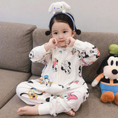 空调服 分腿宝宝睡袋秋季 婴儿睡袋纯棉睡袋四季 通用儿童防踢被薄款