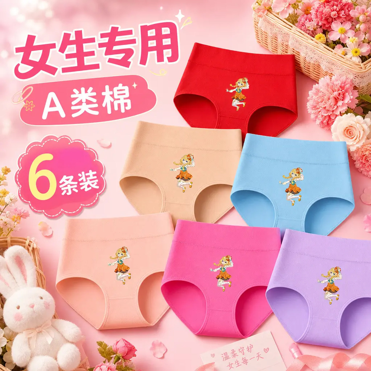 俏妮璐内裤艾丽莎内裤纯棉三角裤