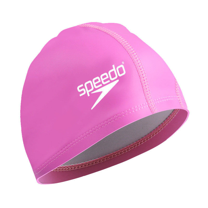 speedo泳帽男女通用pu涂层时尚