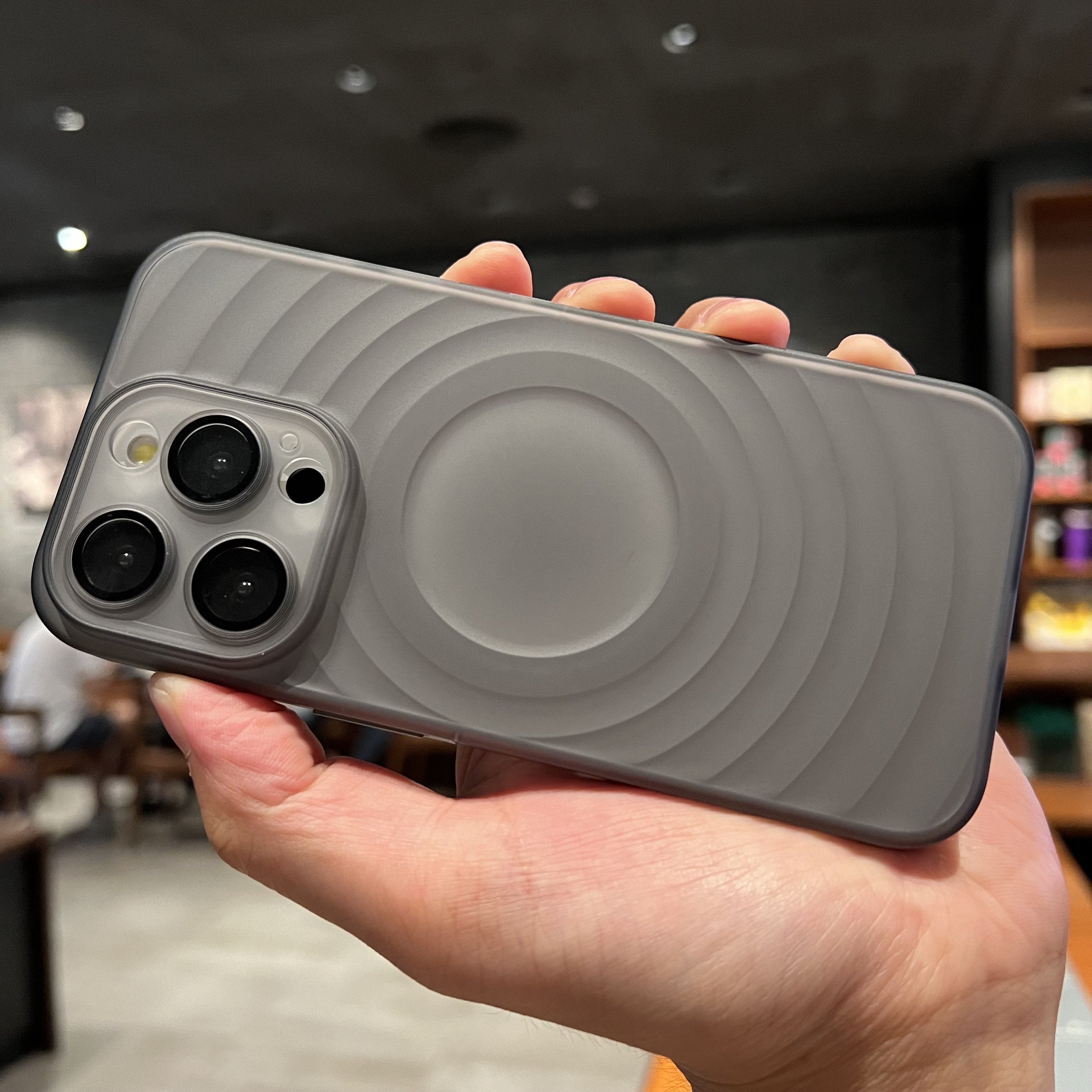 磨砂防指纹波纹适用苹果手机壳