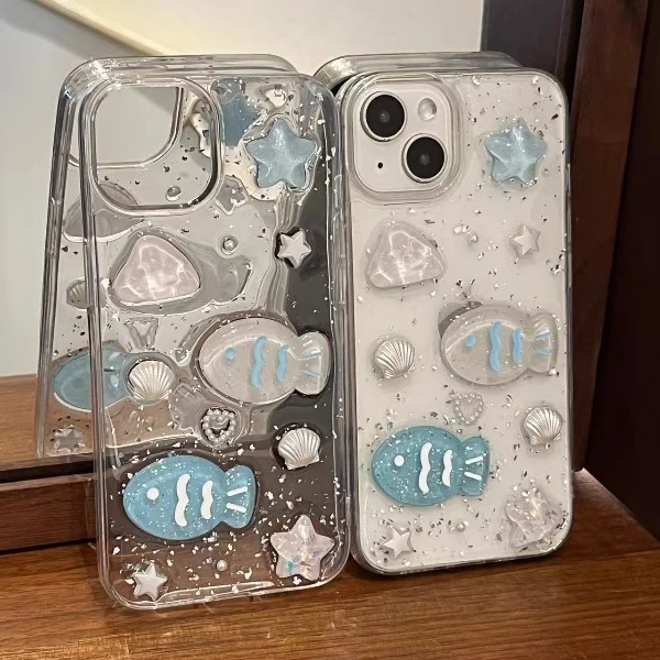 适用苹果16手机壳iphone16promax女新款15plus夏天小清新14小众高级感13透明滴胶12超火不撞款11防摔保护套零