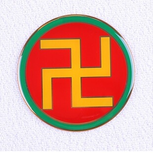 8公分黄铜万字符 太极八卦墙贴自粘 补角牌 居家新房装修公司