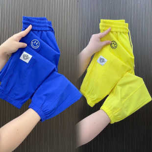 束脚裤 休闲运动裤 显瘦款 女2026夏季 九分哈伦裤 新款 卫裤 速干裤 薄款