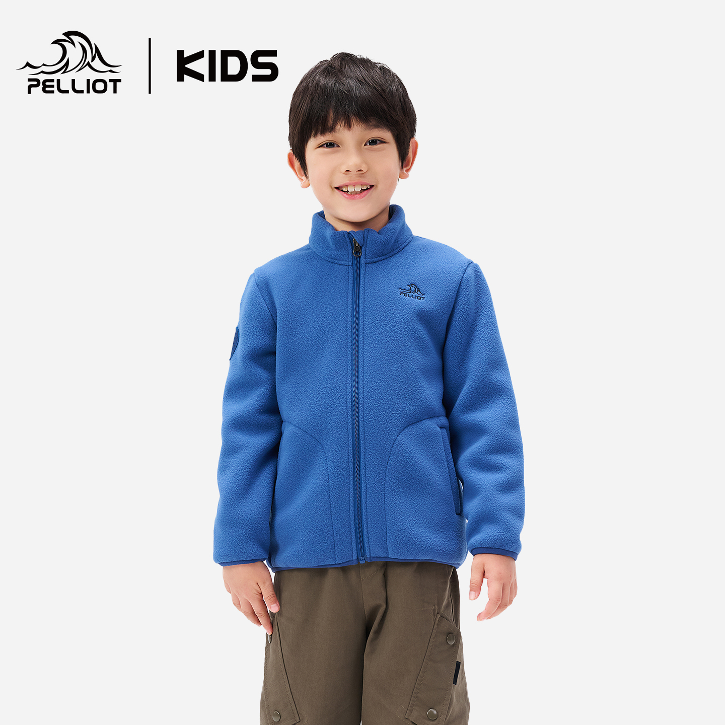 伯希和儿童抓绒衣新款锁温保暖