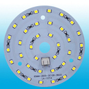 低压12V 24V直流LED灯圆形灯板地摊灯电瓶灯替换光源DIY灯芯配件