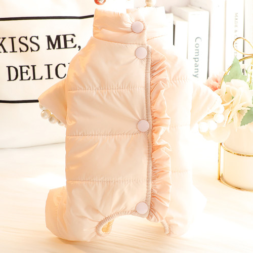 Accope狗狗羽绒面料包肚护肚棉衣