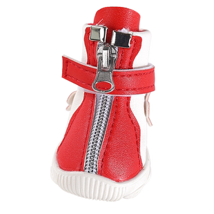 四季防水雨鞋不掉狗狗鞋子一套4只小型犬比熊泰迪宠物脚套爪子鞋