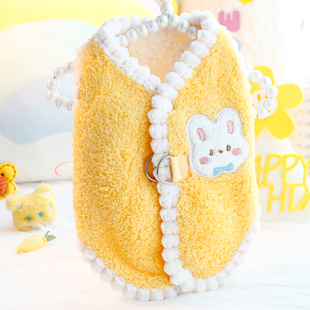 狗狗衣服秋冬装厚款猫咪公主棉背心可爱绒马甲小型犬泰迪宠物6998