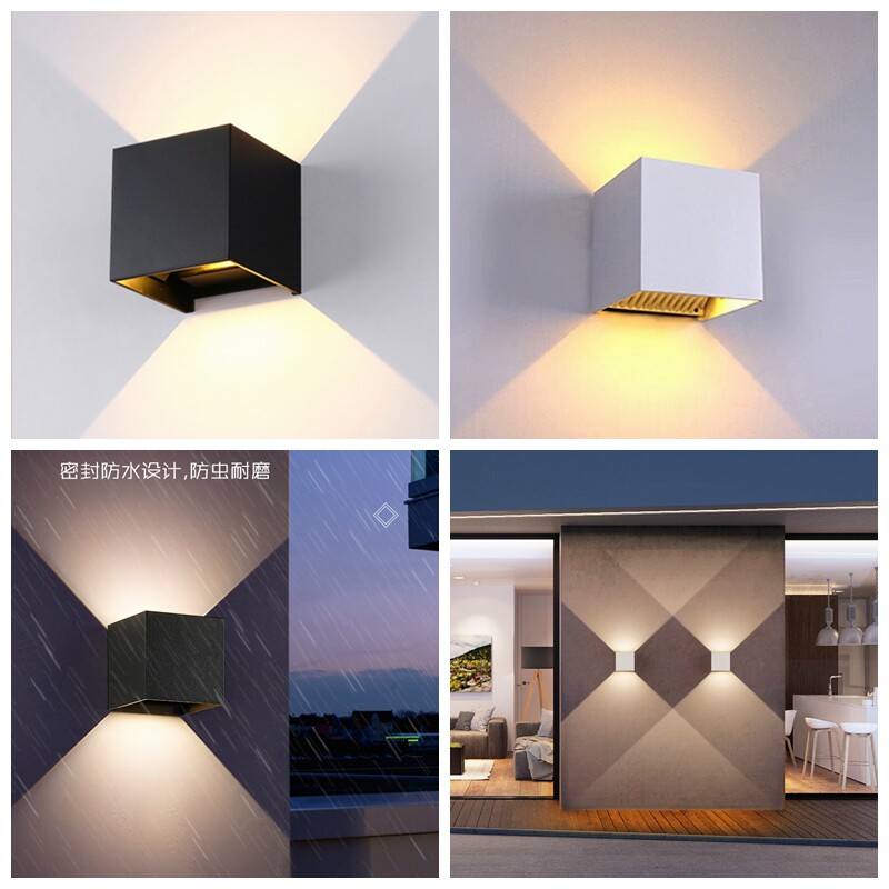 led双头户外防水壁灯室外别墅庭院灯上下照洗墙灯墙壁门牌招牌灯,家装灯饰光源,户外壁灯,淘宝优惠券,粉丝福利购,淘宝优惠卷