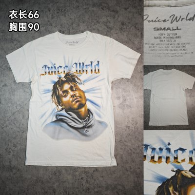 乐队明星摇滚水果标GILDAN古着Hanes短袖孤品海淘正品vintageT