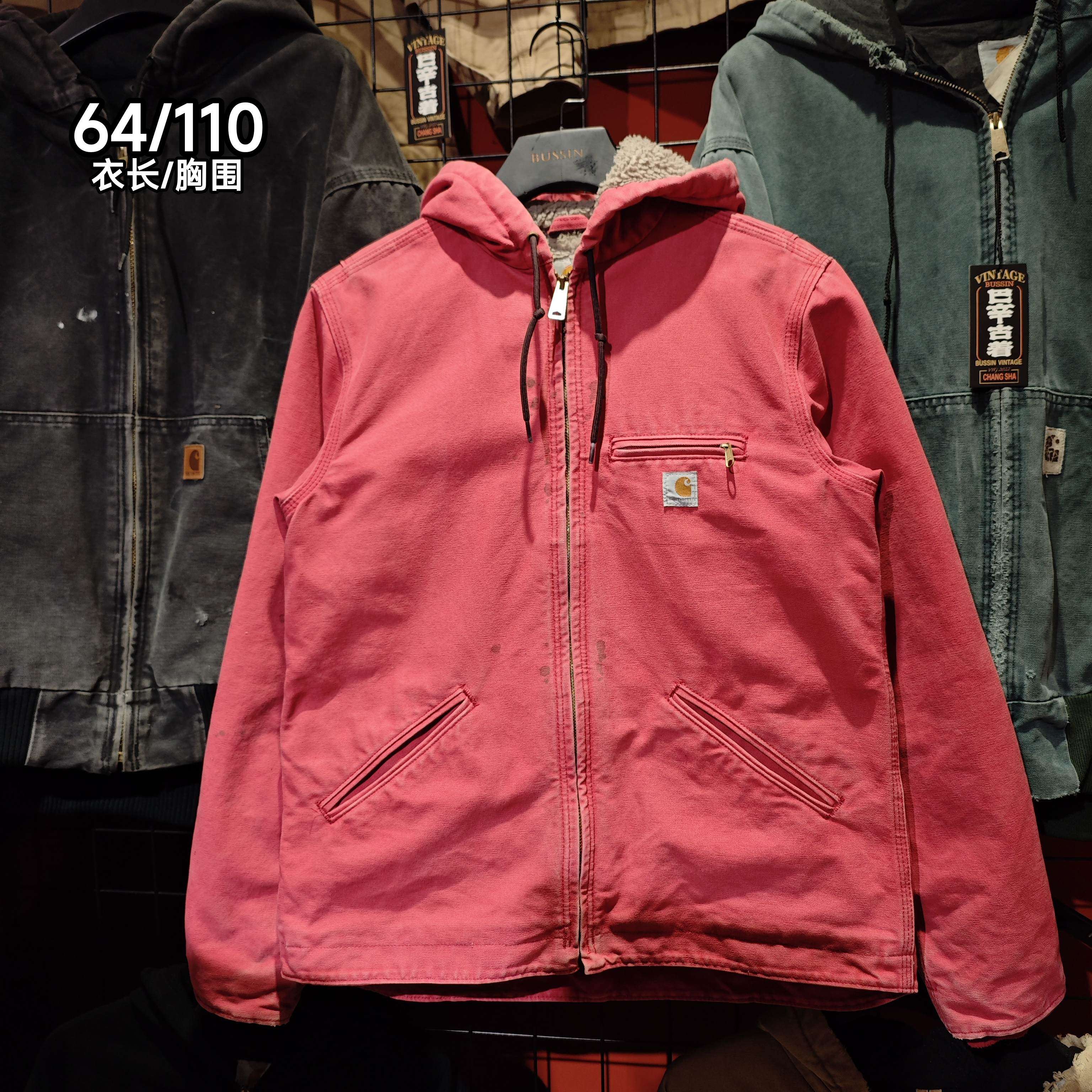 carhartt卡哈特WJ141树莓粉红色624草莓熊色稀有颜色S码12年产