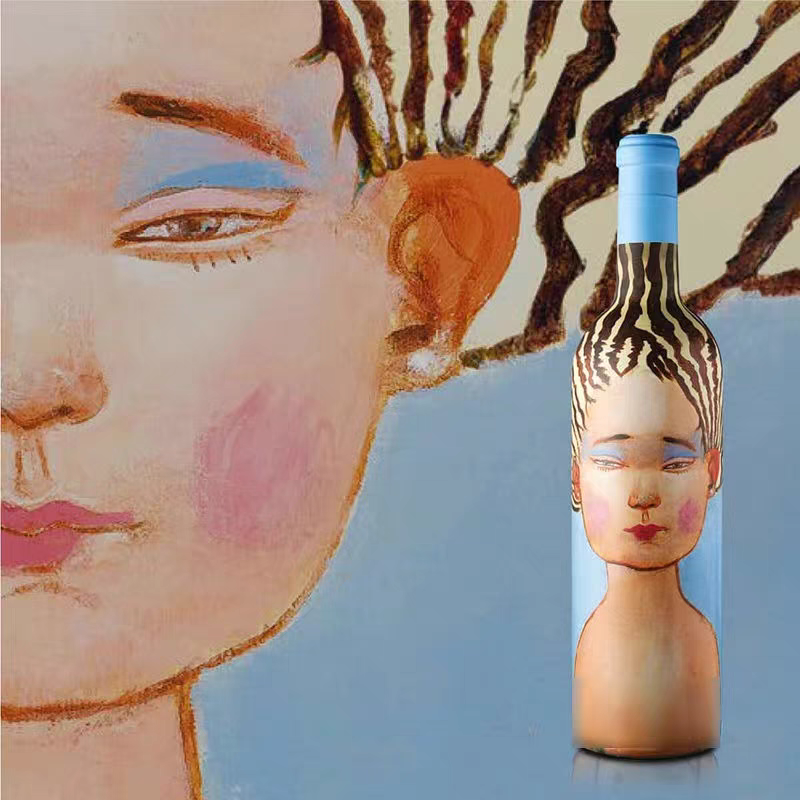 正品行货智利VIK佳人佳美娜混酿干红葡萄酒201*/2*年随机750ml