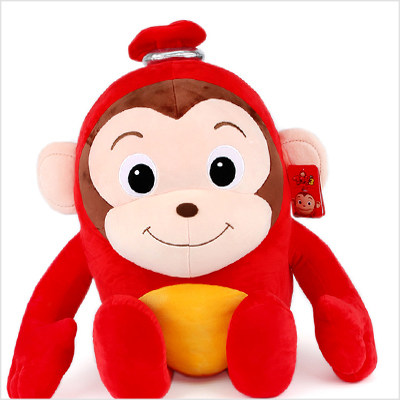 韩国代购进口正品cocomong香肠猴公仔/红色猴子毛绒玩具玩偶/礼物
