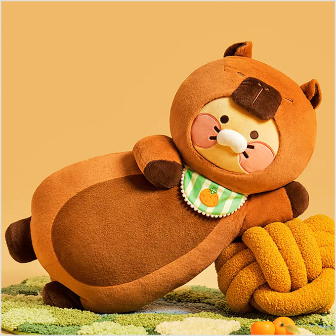 韩国KAKAO变身卡皮巴拉/春植抱枕