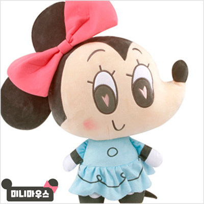 韩国代购进口迪士尼大头米奇米妮靠枕公仔/毛绒玩偶娃娃/靠垫抱枕