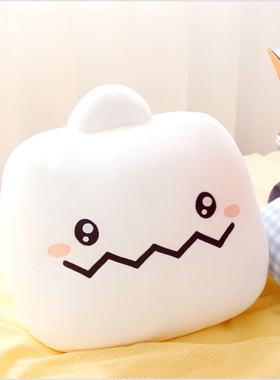 韩国代购maplestory冒险岛枫之谷白雪人靠枕靠垫玩偶抱枕毛绒公仔