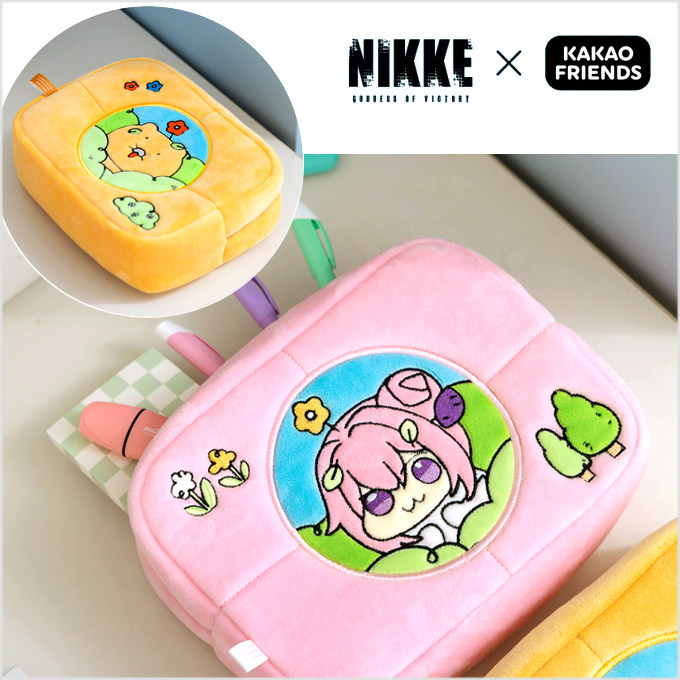 韩国代购KAKAO FRIENDS春植NIKKE联名Doro桃乐丝化妆包笔袋文具盒
