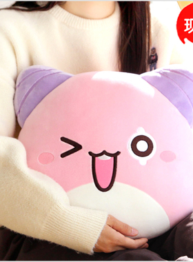 韩国代购maplestory冒险岛枫之谷品克缤靠枕靠垫玩偶抱枕毛绒公仔