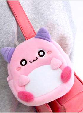 韩国代购maplestory冒险岛枫之谷周边钥匙扣包挂件收纳零钱小挂包