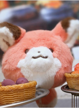 韩国代购进口morong狐狸玩偶包挂件毛绒公仔红狐狸钥匙扣挂饰周边