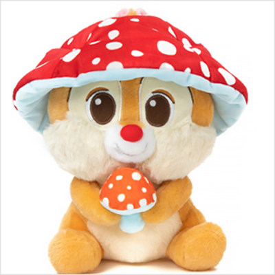 韩国代购进口正版迪士尼松鼠兄弟/蘑菇奇奇蒂蒂公仔/毛绒玩具玩偶